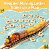 Reorder Moving Letter Trains on a Map