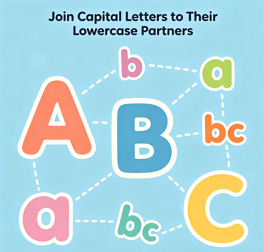 Join Capital Letters to Their Lowercase Partners