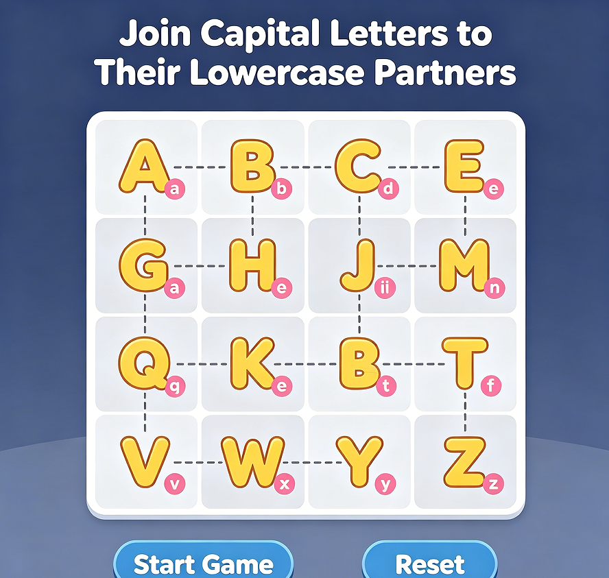 Join Capital Letters to Their Lowercase Partners - Image 2