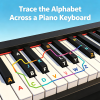 Trace the Alphabet Across a Piano Keyboard
