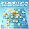 Link Scrambled Letters into Growing Crosswords