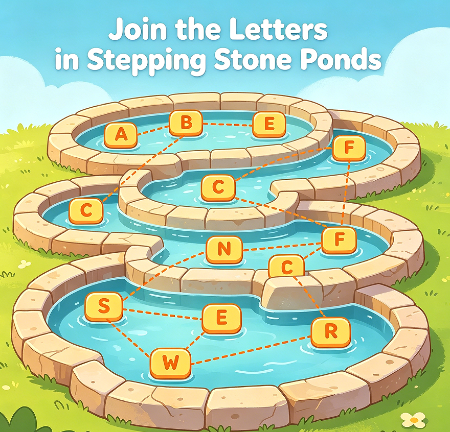 Join the Letters in Stepping Stone Ponds - Image 2